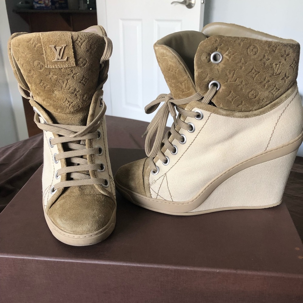 Louis Vuitton Wedge Sneakers